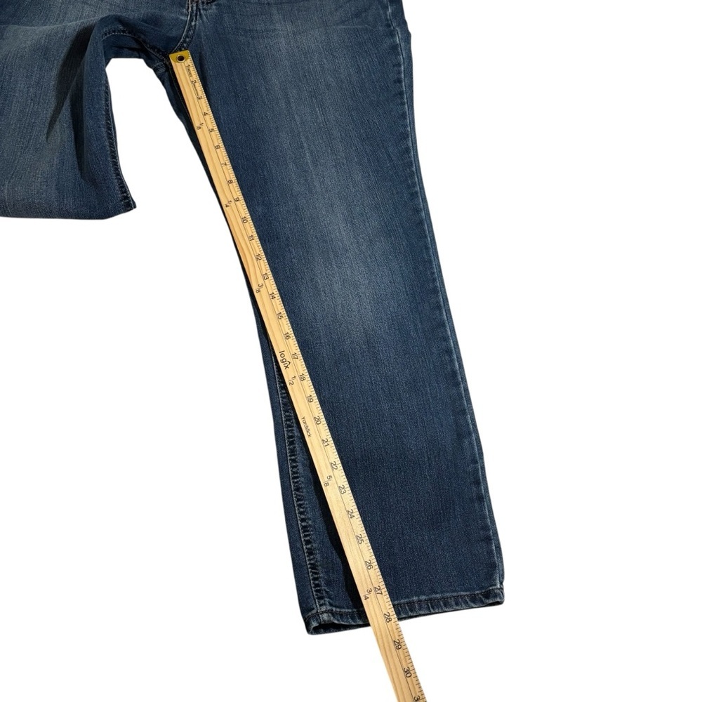 Riders by Lee Womens Jeans 16P Petite Mid Rise Straight Leg Stretch Denim Casual - Picture 15 of 16